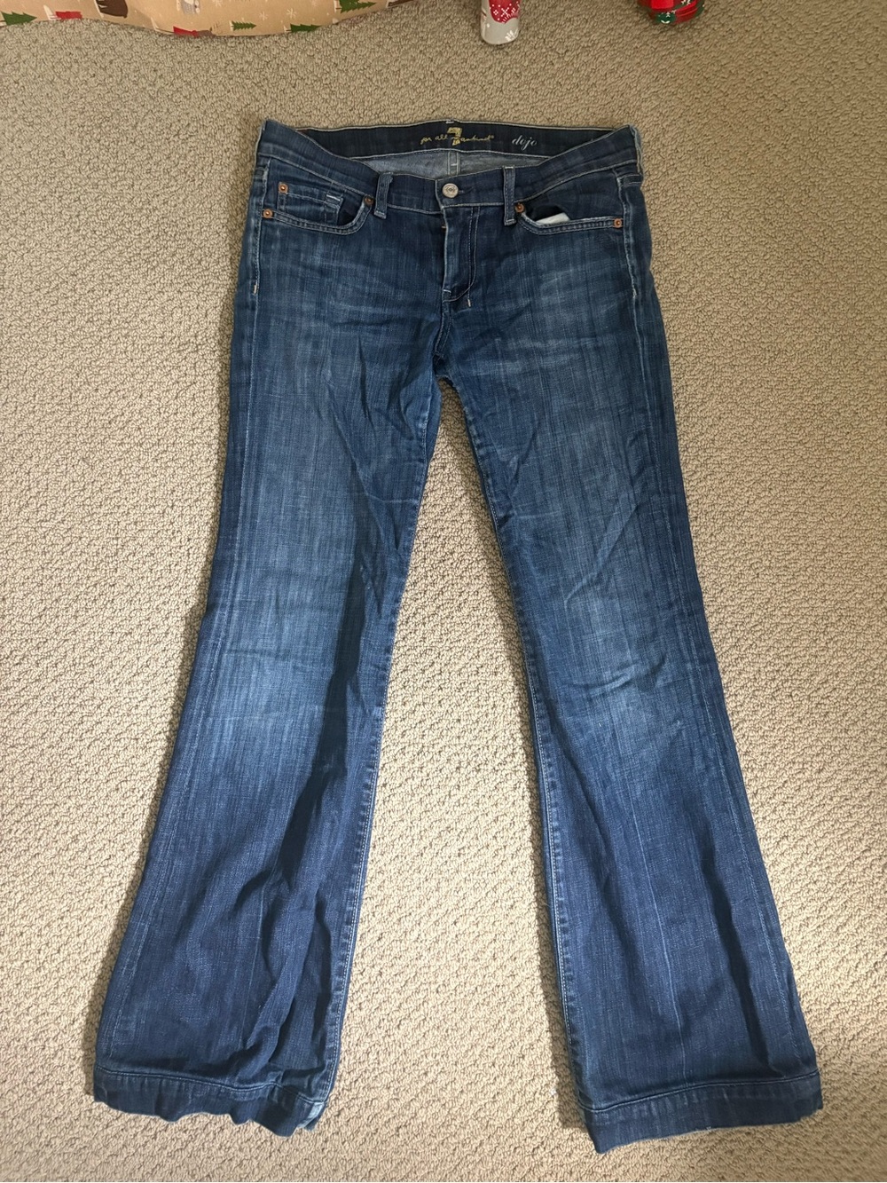 GAP 7 Women's Dark Blue Wide Leg Jeans